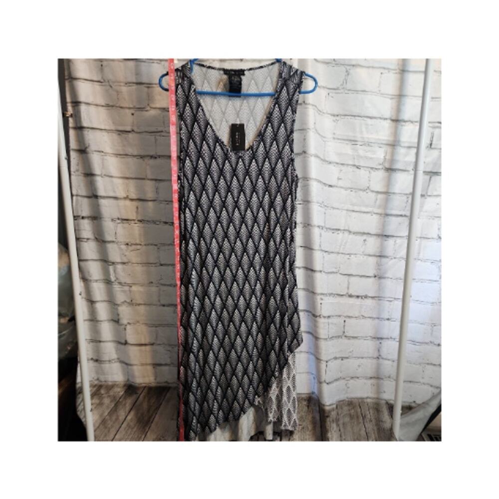 Design History Black Retro Diamond Maxi Dress